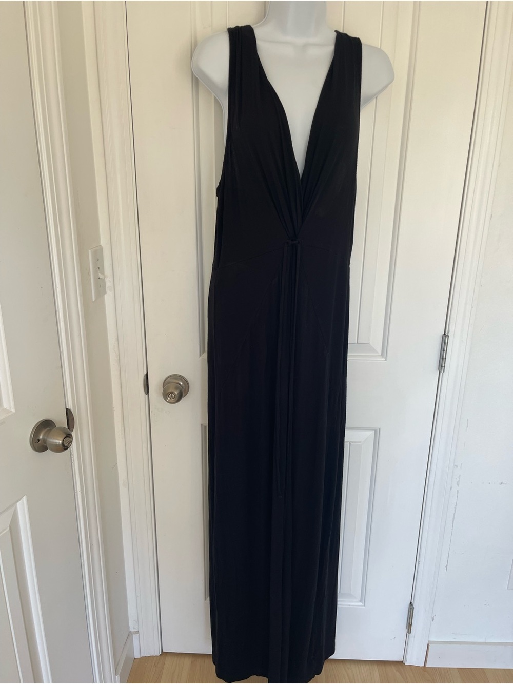 Motherhood Maternity Black V-Neck Maxi Dress